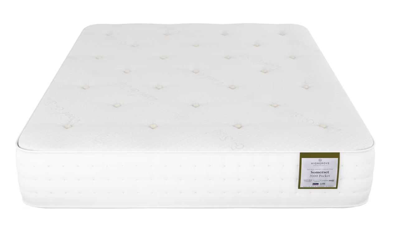 Highgrove Somerset 2000 Pocket Natural Mattress -KING