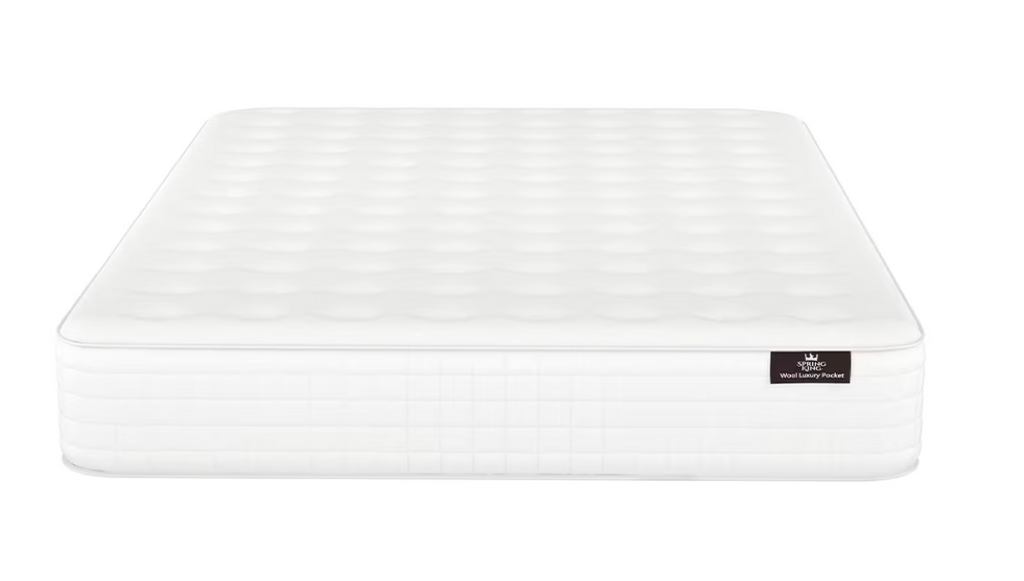 Spring King Wool Luxury Pocket Mattress-KING