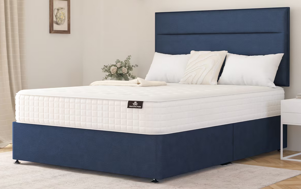 Spring King Wool Luxury Pocket Mattress-KING